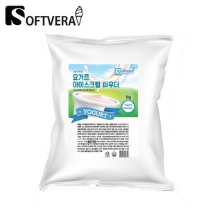 소프트베라 프리미엄 소프트아이스크림 요거트 파우더, 1개, 1kg