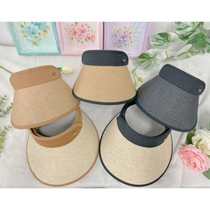 뷰튜브 여성 여름 창모자 얼굴작아보이는 데일리 편한 라탄 버킷 햇 썬 캡