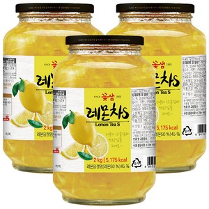 꽃샘 레몬차 S, 3개, 2kg