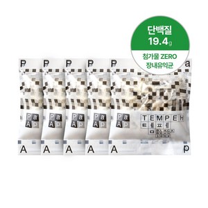 파아프 검은콩 템페 100g 식물성 단백질 국산콩 100% HACCP 인증시설제조, 5개