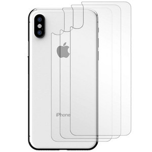 스톤스틸 아이폰 X XR XS XSMAX 시리즈 후면 일반 강화유리 필름 3장, iphone xs max, 3개