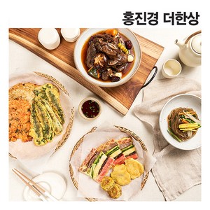 [홍진경더한상] 명절차림세트(소갈비찜 500g X 2팩+잡채 220g X 2팩+전 6종 6팩), 1개, 상세 설명 참조