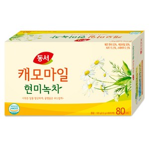 동서 캐모마일 현미녹차, 1.5g, 80개입, 1개