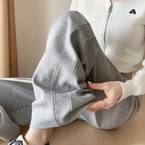 MIZ DAY 여성 트레이닝 와이드 밴딩팬츠