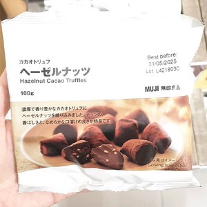 무인양품 헤이즐넛 카카오 트러플, 100g, 100g, 1개