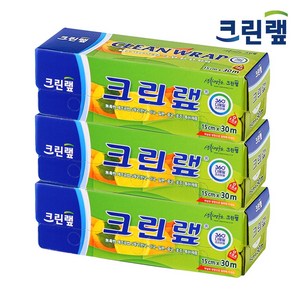 크린랲 위생 비닐랩+수세미, 3개