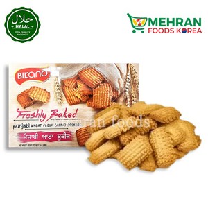 BIKANO Punjabi Wheat Flou Cookies (atta patti) 800g 통밀 과자 (아타 파띠), 1개