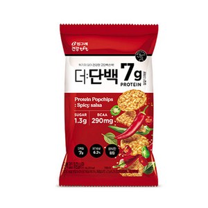 더단백 빙그레 건강tft 팝칩 매콤살사맛, 12개, 44g