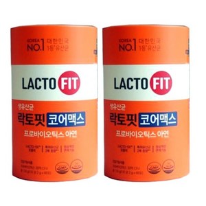 락토핏 종근당건강 생유산균 코어맥스, 120g, 2개