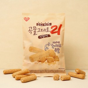 (소비기한 임박특가) 구워만든 곡물그대로21 인절미, 3개, 150g