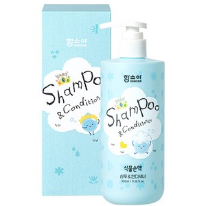 함소아 식물순액 샴푸&컨디셔너, 1개, 330ml