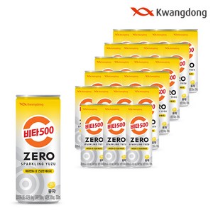 비타500 제로 zeo 스파클링 유자, 250ml, 24개