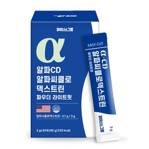 마이너스그램 알파CD 알파씨클로덱스트린 파우더 라이트핏, 30개, 3g