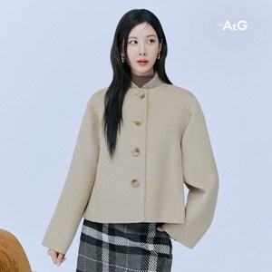 [2만원인하] 엣지 24FW 메리노울 핸드메이드 크롭자켓