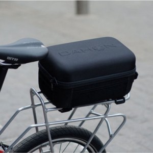 까마느 자전거 하드케이스 가방 패니어 산악자전거 휴대용 트렁크, 블랙, 1개