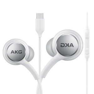 삼성 정품 C타입 AKG 갤럭시 S24 S23 S22 S21 S20 Z시리즈, 화이트, 1개