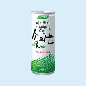 [롯데]솔의눈240mx(15캔)/음료수/음료, 240ml, 15개