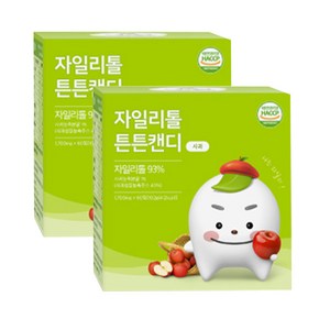 국내생산 자일리톨 충치예방 튼튼캔디 60정, 102g, 2개