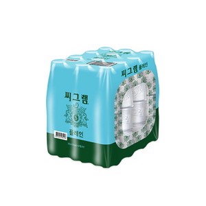 코카콜라 씨그램 플레인 무라벨 350ml 12개, 씨그램 플레인 무라벨 350ml 수량 12개 간식 겨울