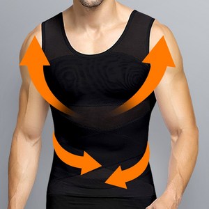 데일리텍 제로핏 남자 보정 나시 속옷 바디쉐이퍼