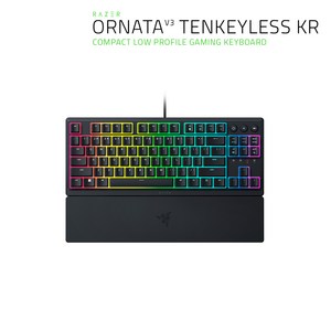 레이저 Onata V3 TKL KR 유선 텐키리스 키보드, 블랙, RZ03-0488, 기타