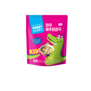 푸디버디 유아용 한우 배추된장국, 180g, 3개