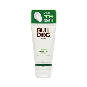 [불독] 오리지널 쉐이브젤 (알로에 비건 진정 붉은피부용 지성 중성 건성), 1개, 175ml