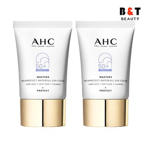 AHC 마스터즈 멜라 프로텍트 워터풀 선크림 40ml x2 박세리 선크림미백주름개선, 단품