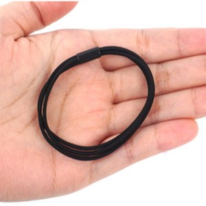 스위트픽스 3줄 머리끈 검정 고무줄