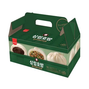 삼립 단팥호빵5봉+야채호빵5봉, 10개, 90g