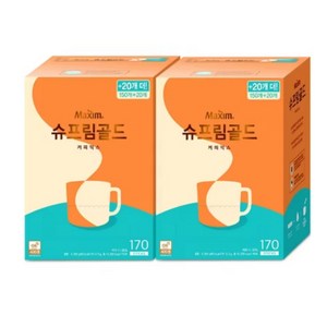 맥심 슈프림 골드 커피믹스, 13.5g, 340개입, 1개