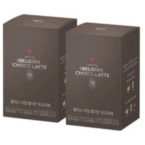할리스커피 리얼 벨지안 초코 라떼 분말스틱, 30g, 10개입, 20개