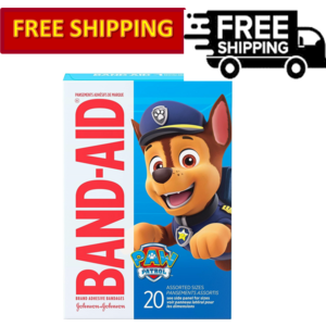 밴드에이드 BandAid 접착 붕대 니켈로디언 PAW Patrol 다양한 종류 20개 220316, 1개