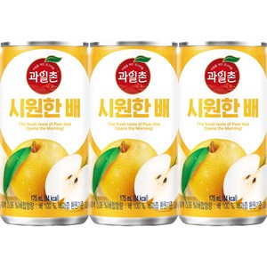 [오늘쇼핑]아침을 여는 과일촌 시원한 배드링크 미니캔/소캔, 20개, 175ml