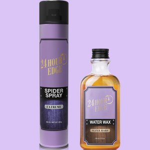 에빈 엣지 그루밍 토닉 워터왁스 슈퍼하드 300ml + 스파이더 스프레이 300ml 세트, 1세트