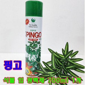 (샤인샵) 핑고 식물의 잎 광택 및 수분증발억제 700ml 1개 무료배송/윤기있고 싱싱한 모습을 장기간유지