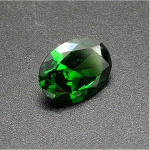 6.00 Cts 천연 보석 녹색 에메랄드 9x11mm 타원형 컷 스리랑카 VVS 보석, 그린에메랄드