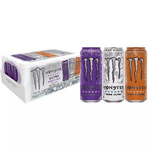 Monster Ultra POW 몬스터 버라이어티 팩 473ml x24캔 Variety Pack, 1개, 1, 기타, 기타  Monster Ultra P, 24개