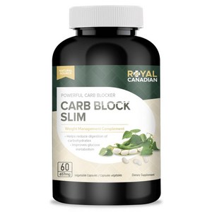 ROYAL CANADIAN Cab Block Slim 로얄캐네디언 파워풀 카브 블록 슬림 60캡슐, 60정, 1개