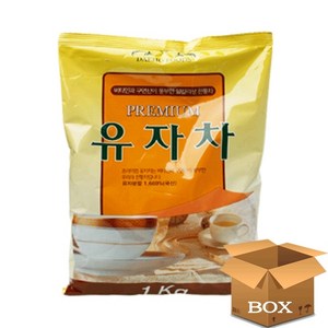 대호 유자차 자판기용 유자차, 1kg, 12개, 1개입