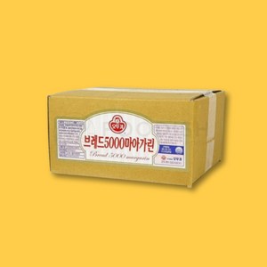 오뚜기 브레드5000 마가린 4.5kg 대용량 식자재 업소용 버터대용 제빵 베이킹재료, 1개