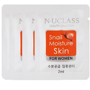 엔유클라스 스네일 모이스처 여성용 스킨 포우먼, 500개, 2ml