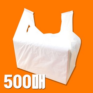 비닐연구소24 두꺼운 일회용 배달 포장 비닐 봉투 돈가스봉투 500매