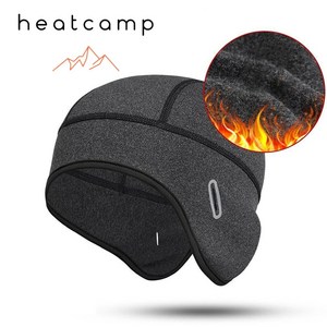 HEATCAMP 스포츠 비니 헬멧 속모자, 챠콜 (프리사이즈)