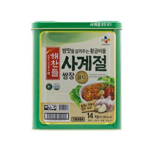 해찬들 사계절 쌈장, 1개, 14kg