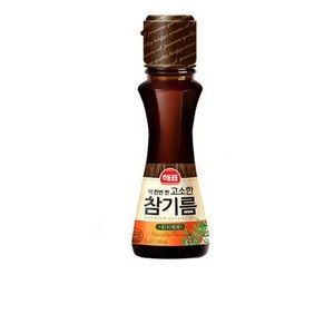 [사조] 해표 고소한 참기름 55ml 참깨기름, 1개