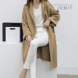 제니트 [국내제작] 여성 가을 루즈핏 롱 니트 코트 가디건 여성가디건 롱가디건 오버핏