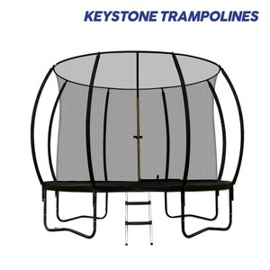 키스톤 프리미엄 펌킨 대형 트램폴린 10피트 305cm 유아 어린이 방방 점핑 안전망 고급형 키스톤 / 학교체, 1개