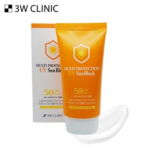 3W클리닉 멀티 프로텍션 UV 썬블록 SPF50+/PA+++, 1개, 70ml