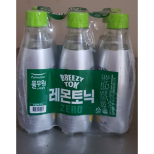 풀무원샘물 칼로리제로 스파클링 브리지톡 레몬토닉, 350ml, 24개